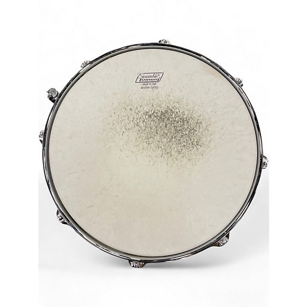 Used Ludwig 5X14 LM404 ACROLITE 5X14" 8 LUG ALUMINUM SNARE DRUM Metallic Black Drum