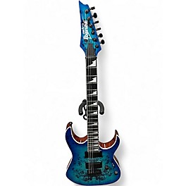 Used Ibanez GRGR221PA Blue Solid Body Electric Guitar