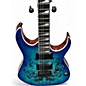 Used Ibanez GRGR221PA Blue Solid Body Electric Guitar
