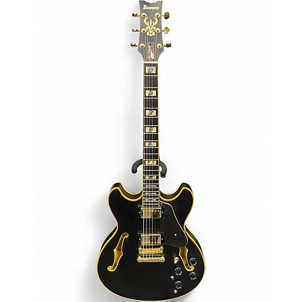 Used Ibanez JSM120 Black Hollow Body Electric Guitar