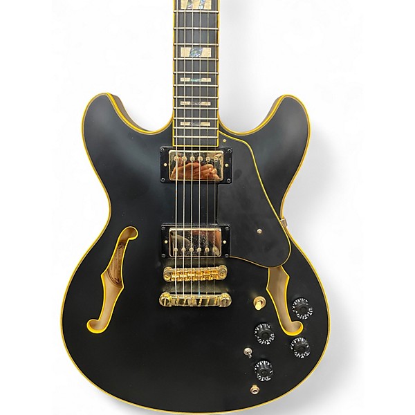 Used Ibanez JSM120 Black Hollow Body Electric Guitar