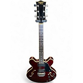 Vintage 1980s Marquis By Harmony Hollowbody Wine Red Hollow Body Electric Guitar