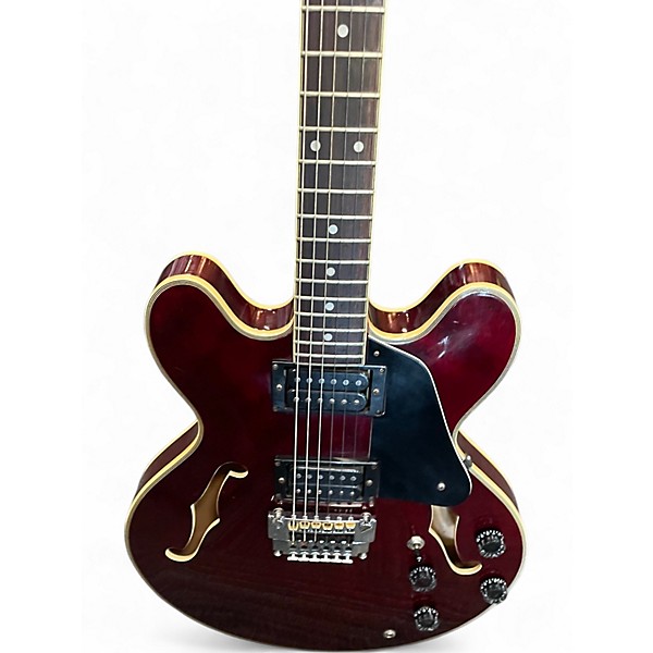 Vintage 1980s Marquis By Harmony Hollowbody Wine Red Hollow Body Electric Guitar