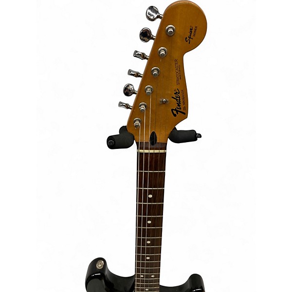 Used Fender Standard Stratocaster Black Solid Body Electric Guitar