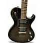 Used Schecter Guitar Research Damien Elite Solo Trans Black Solid Body Electric Guitar