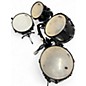 Used SPL 5 Piece Kicker Drum Shell Pack Black Drum Kit