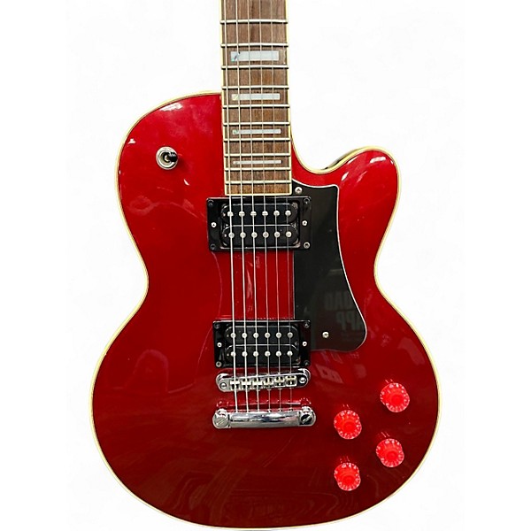Used Squier SERIES 24 M-77 Wine Red Solid Body Electric Guitar