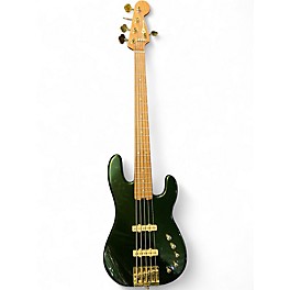 Used Charvel San Dimas JJ V5 Green Electric Bass Guitar