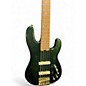 Used Charvel San Dimas JJ V5 Green Electric Bass Guitar