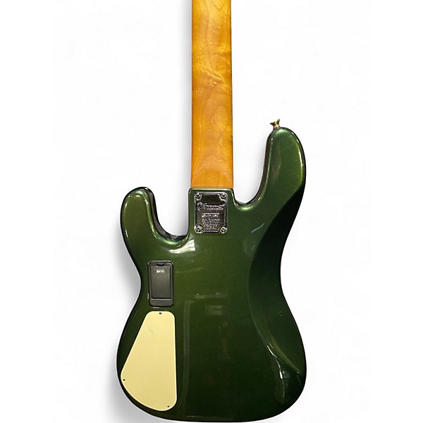 Used Charvel San Dimas JJ V5 Green Electric Bass Guitar