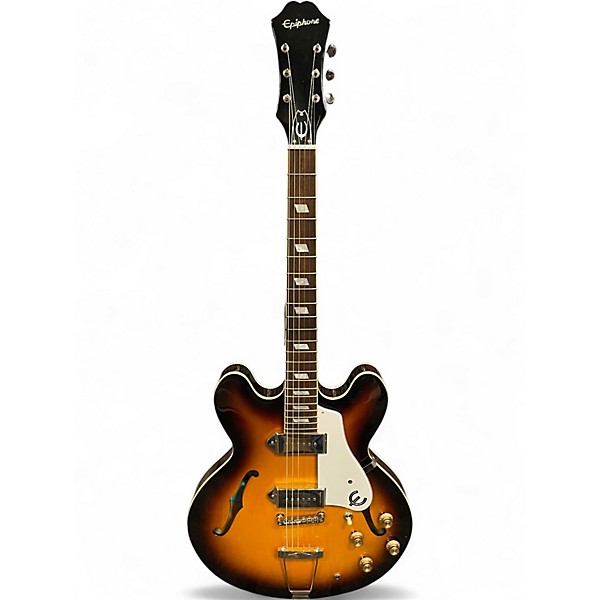 Used Epiphone Casino Tobacco Hollow Body Electric Guitar