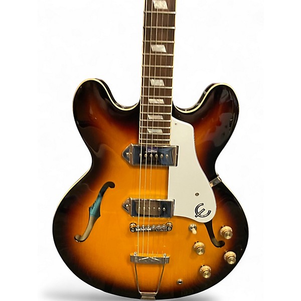 Used Epiphone Casino Tobacco Hollow Body Electric Guitar