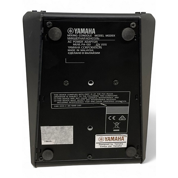 Used Yamaha MG06X Unpowered Mixer