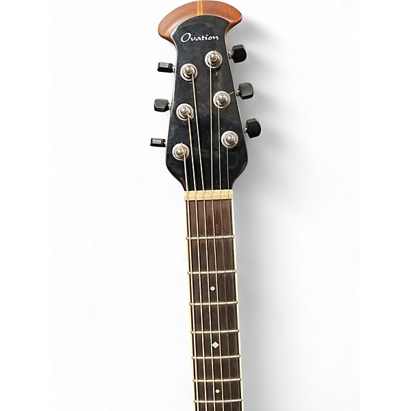 Used Ovation 2771AX-5 Balladeer Black Acoustic Electric Guitar