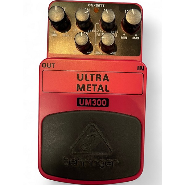 Used Behringer UM300 Ultra Metal Distortion Effect Pedal