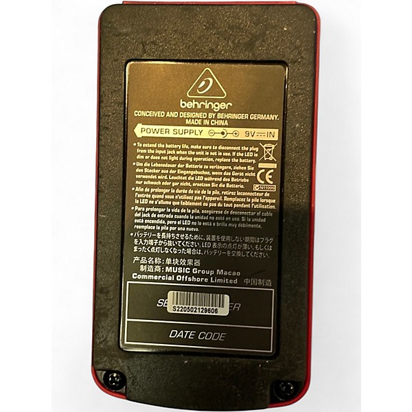 Used Behringer UM300 Ultra Metal Distortion Effect Pedal