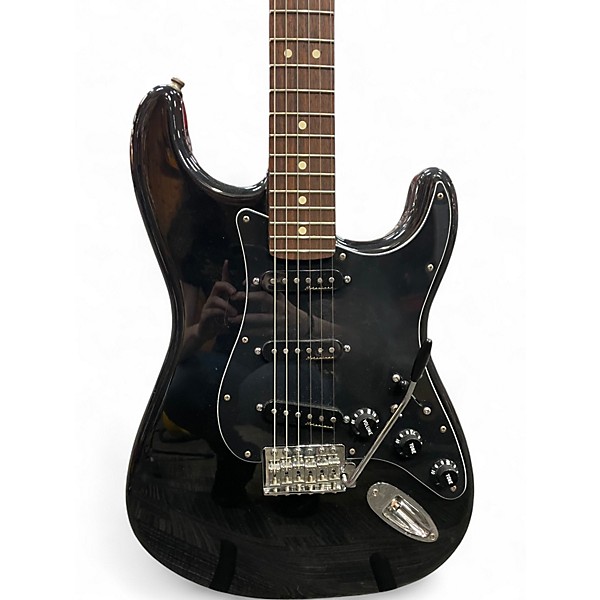Used Fender Blacktop Stratocaster Black Solid Body Electric Guitar