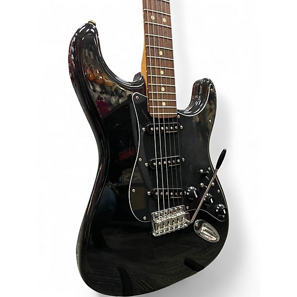 Used Fender Blacktop Stratocaster Black Solid Body Electric Guitar