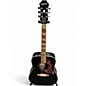 Used Epiphone Hummingbird Pro Black Acoustic Electric Guitar thumbnail
