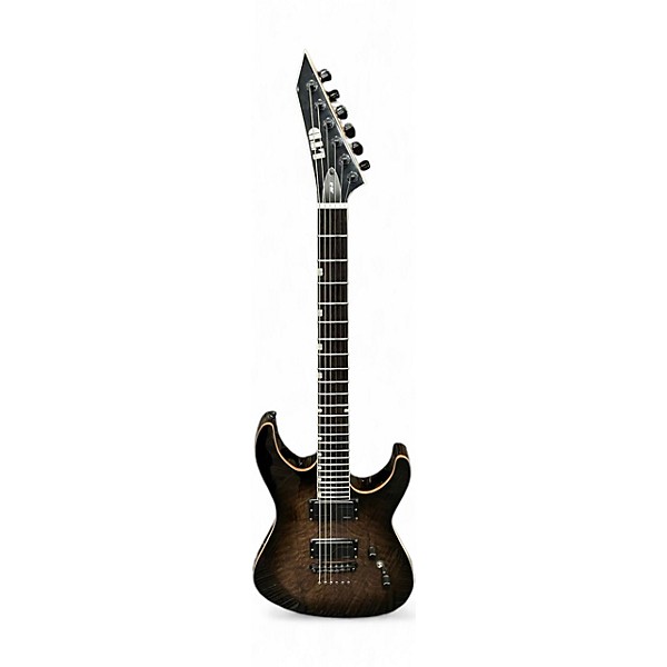 Used ESP LTD JM-II Trans Black Solid Body Electric Guitar