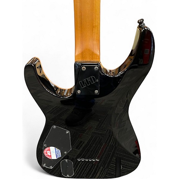 Used ESP LTD JM-II Trans Black Solid Body Electric Guitar