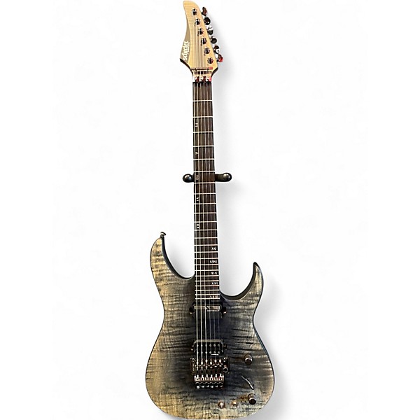 Used Schecter Guitar Research Banshee Mach 6 FR S Fallout Trans Black Solid Body Electric Guitar