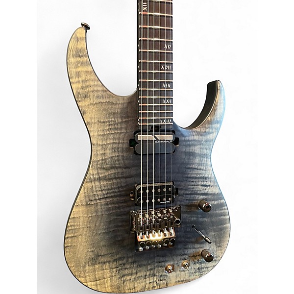 Used Schecter Guitar Research Banshee Mach 6 FR S Fallout Trans Black Solid Body Electric Guitar