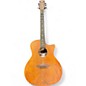 Used Luna Gypsy Tattoo Mahogany Acoustic-Electric Grand Concert Guitar Satin Natural Natural Acoustic Electric Guitar thumbnail