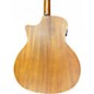Used Luna Gypsy Tattoo Mahogany Acoustic-Electric Grand Concert Guitar Satin Natural Natural Acoustic Electric Guitar