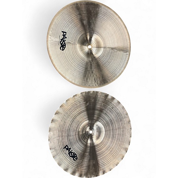 Used Paiste 14in Signature Sound Edge Hi Hat Pair Cymbal