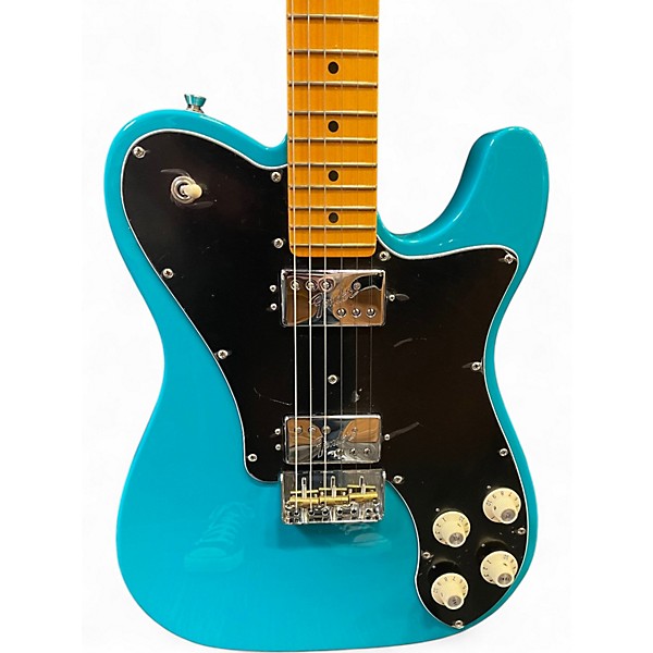 Used Fender AMERICAN PROFESSIONAL II TELECASTER DELUXE Pelham Blue Solid Body Electric Guitar
