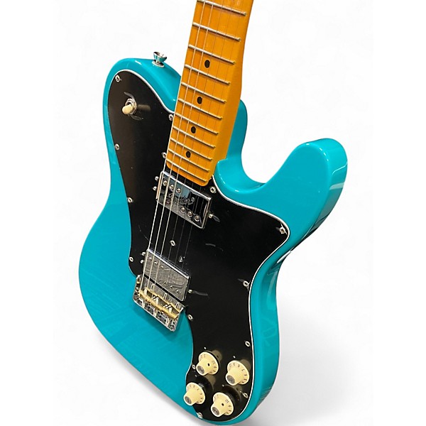 Used Fender AMERICAN PROFESSIONAL II TELECASTER DELUXE Pelham Blue Solid Body Electric Guitar