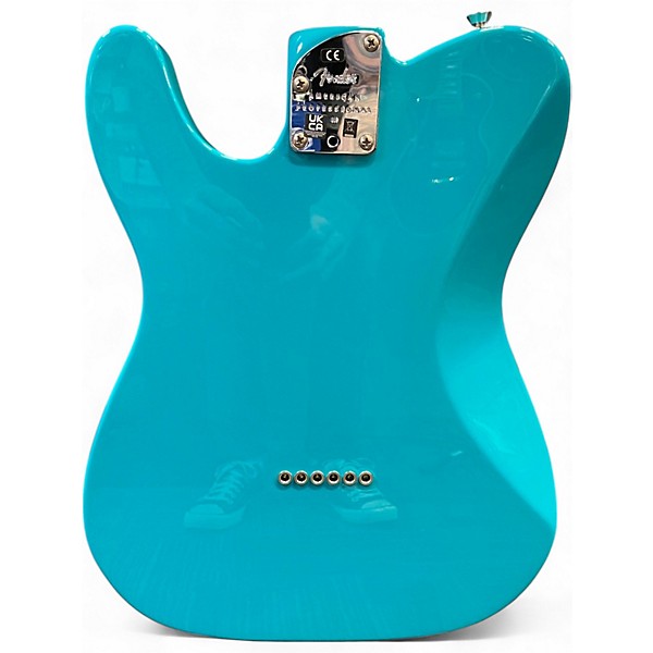 Used Fender AMERICAN PROFESSIONAL II TELECASTER DELUXE Pelham Blue Solid Body Electric Guitar