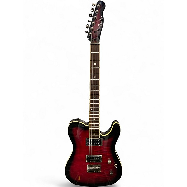 Used Fender SPECIAL EDITION CUSTOM TELECASTER HH Dark Cherry Burst Solid Body Electric Guitar