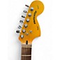 Used Squier Standard Stratocaster Orange Solid Body Electric Guitar