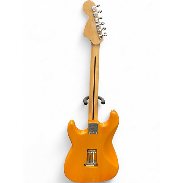 Used Squier Standard Stratocaster Orange Solid Body Electric Guitar