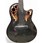 Vintage 1980s Ovation adamas 1597 Black Acoustic Electric Guitar