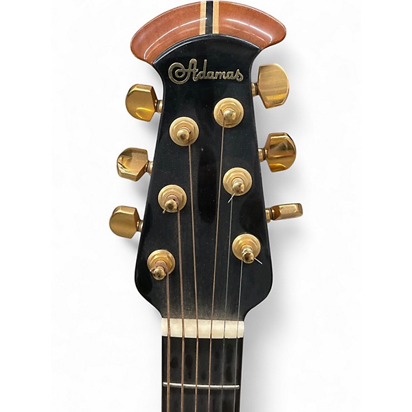 Vintage 1980s Ovation adamas 1597 Black Acoustic Electric Guitar