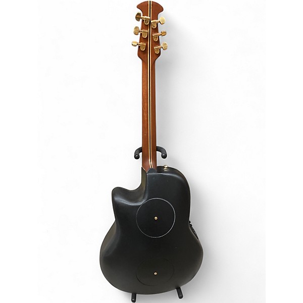 Vintage 1980s Ovation adamas 1597 Black Acoustic Electric Guitar