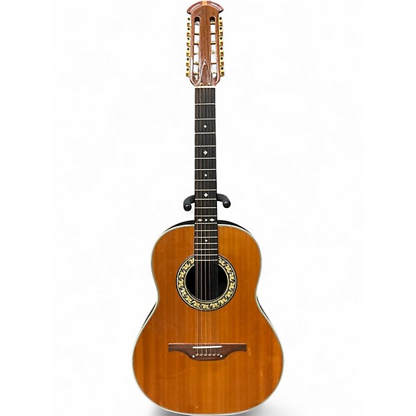 Vintage 1970s Ovation 1115-4 Natural 12 String Acoustic Guitar