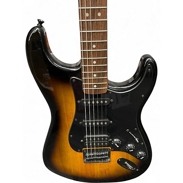 Used 2022 Squier Bullet Stratocaster HT HSS 2 Color Sunburst Solid Body Electric Guitar