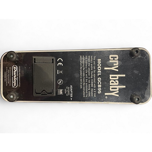 Used Dunlop GCB95 Original Crybaby Wah Effect Pedal