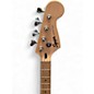 Used Squier BRONCO BASS Black Electric Bass Guitar