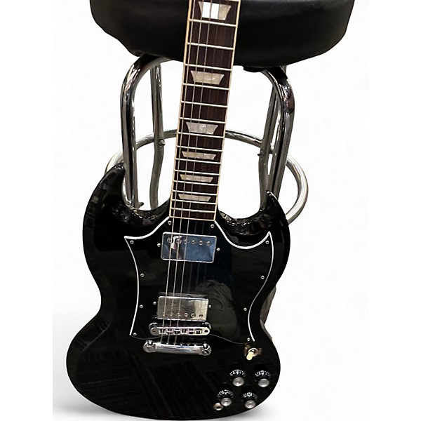 Used Gibson SG Standard Black Solid Body Electric Guitar