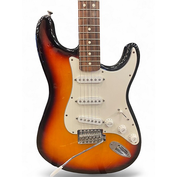 Used Fender Standard Stratocaster 3 Color Sunburst Solid Body Electric Guitar