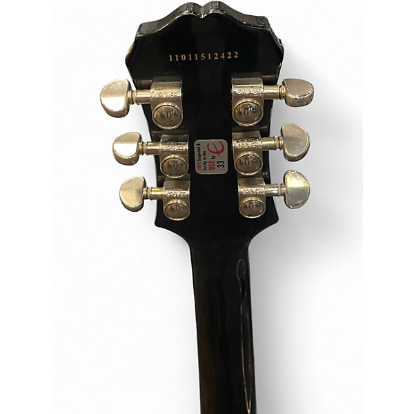 Used Epiphone Les Paul Standard Black Solid Body Electric Guitar