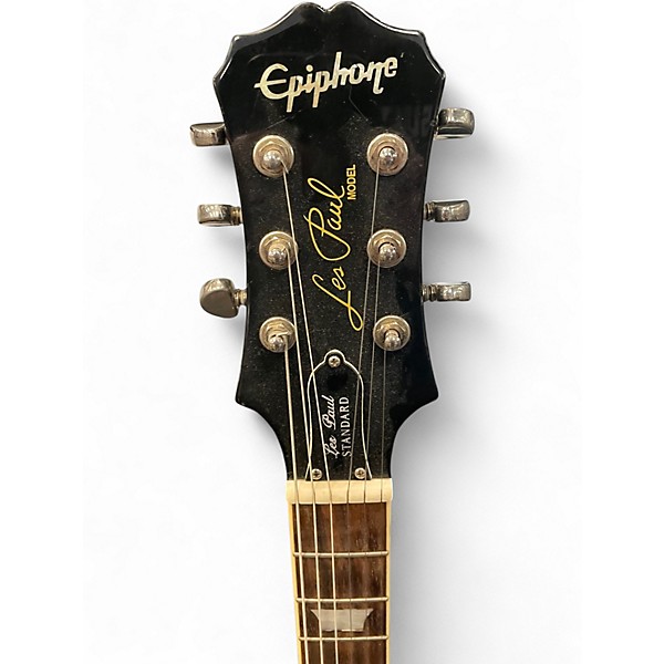 Used Epiphone Les Paul Standard Black Solid Body Electric Guitar