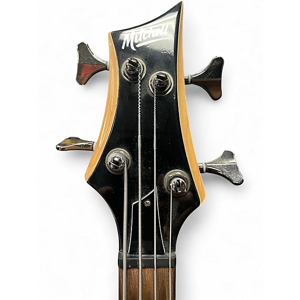 Used Mitchell MB200 Gunmetal Gray Electric Bass Guitar