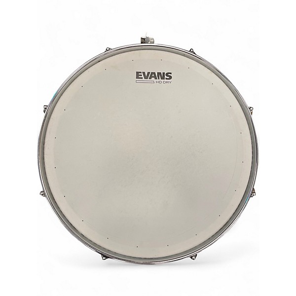 Used Ludwig 14X4.5 Acrolite Snare Metallic Silver Drum