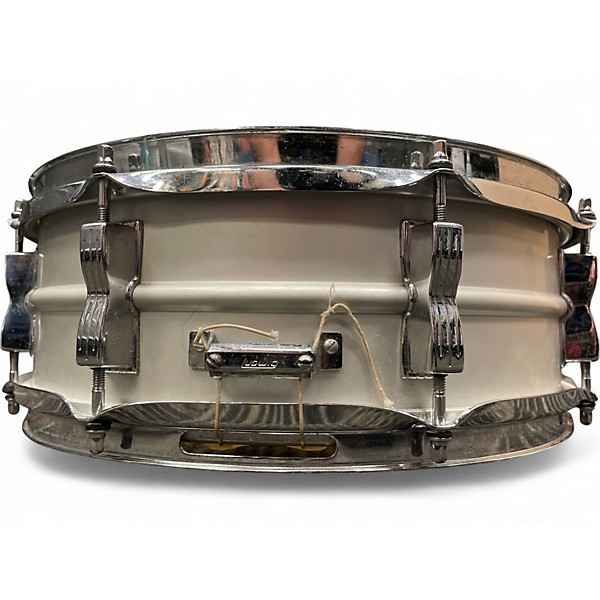 Used Ludwig 14X4.5 Acrolite Snare Metallic Silver Drum